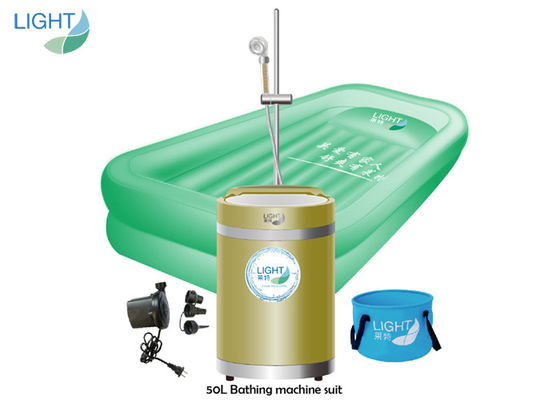 Akıllı Isıtma Fonksiyonlu 50L Banyo Makinesi Suit Taşınabilir Şişme Küvetler